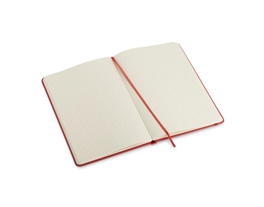 rVITAL notes A5 z logo firmy czerwony z gumką