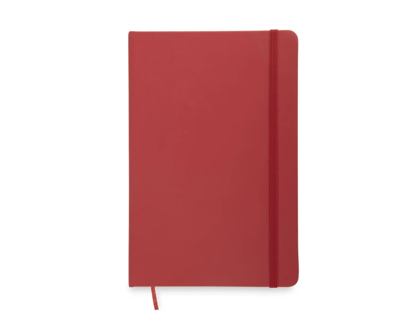 rVITAL notes A5 z logo firmy czerwony z gumką