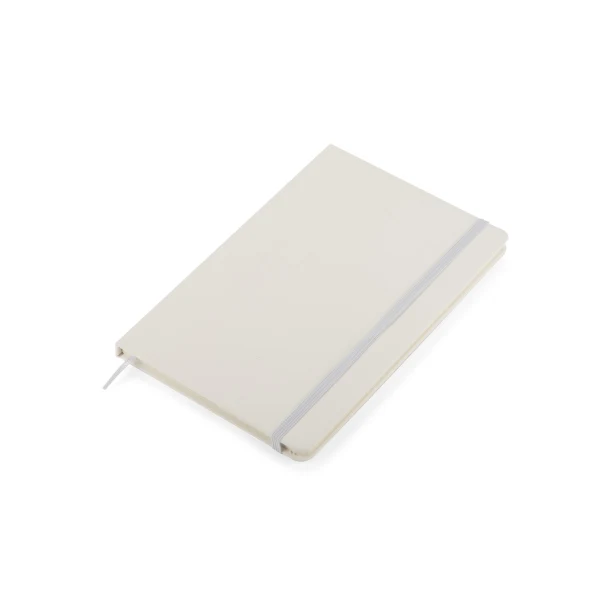 VITAL notes reklamowy A5 PU biały z gumką