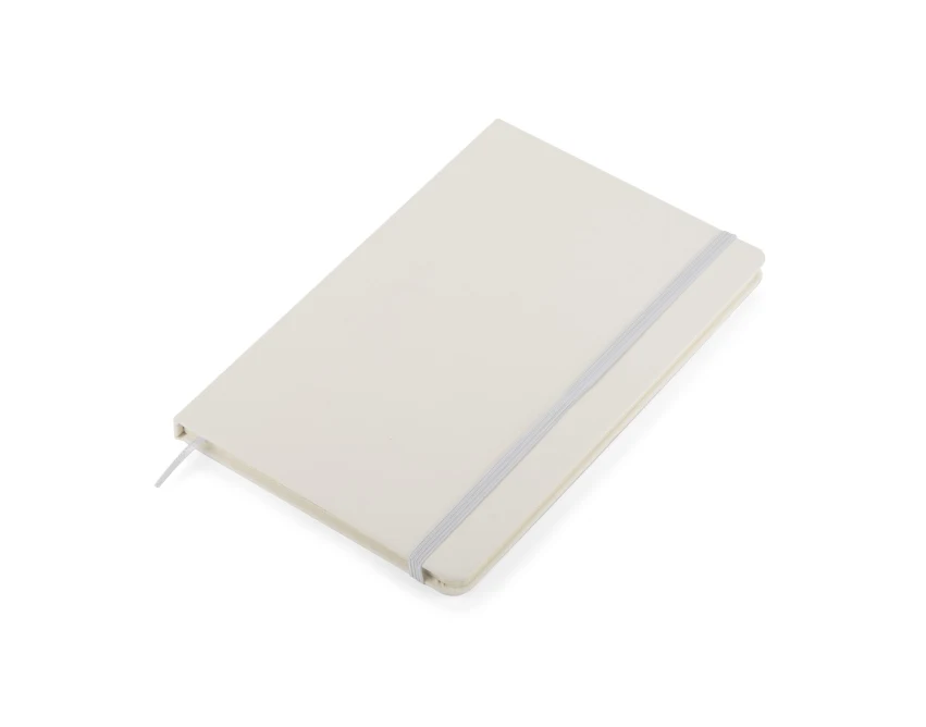VITAL notes reklamowy A5 PU biały z gumką
