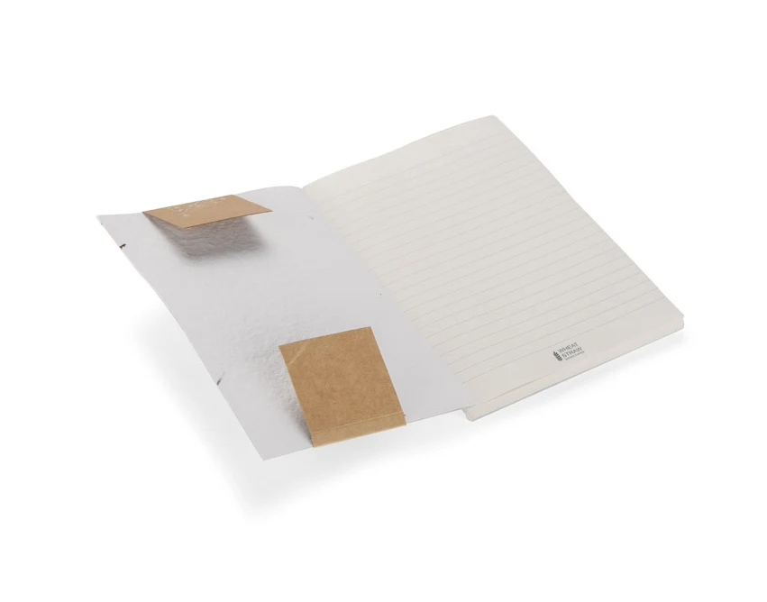 Notes MARIGOLD A5 ekologiczny z nadrukiem i nasionami