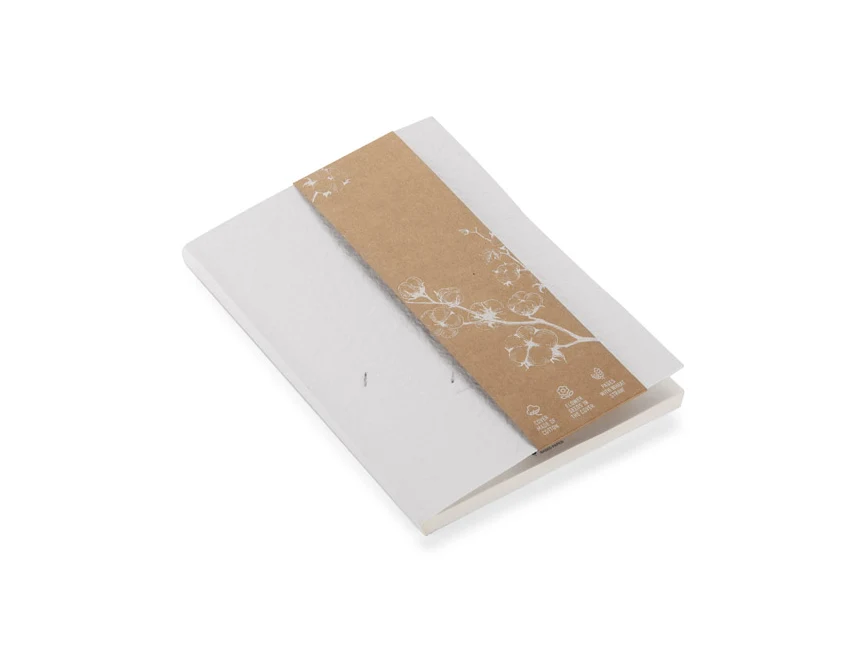Notes MARIGOLD A5 ekologiczny z nadrukiem i nasionami
