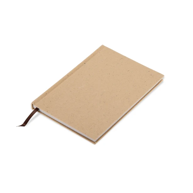 Brązowy notes COCO A5 z łupin kokosa z logo firmy