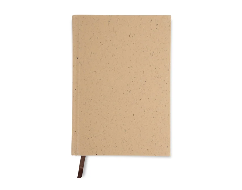 Brązowy notes COCO A5 z łupin kokosa z logo firmy