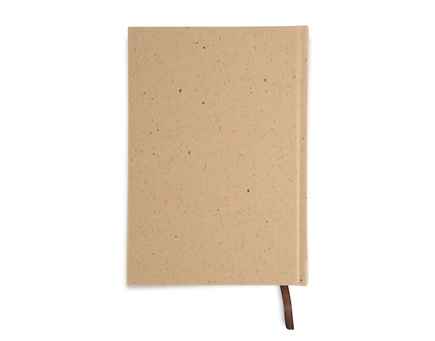 Brązowy notes COCO A5 z łupin kokosa z logo firmy