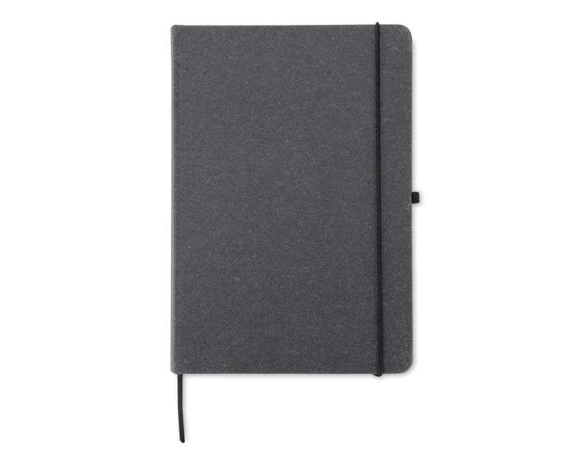 Czarny notes firmowy A5 GLITZO z recyklingu z logo