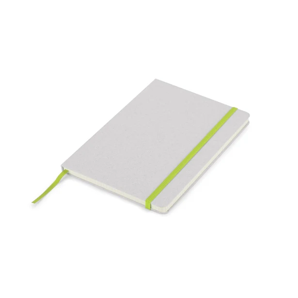 Notes MOSATO A5 jasnozielony, recykling, z logo firmy