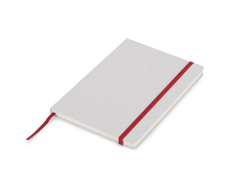 Notes MOSATO A5 czerwony z recyklingu z logo firmy