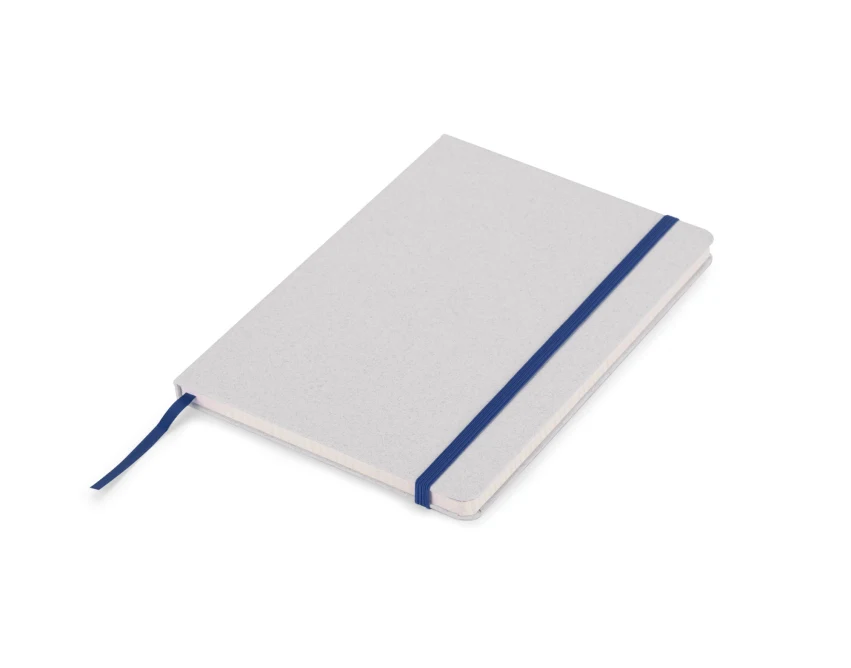 Notes MOSATO A5 niebieski z gumką, eko bawełna, logo