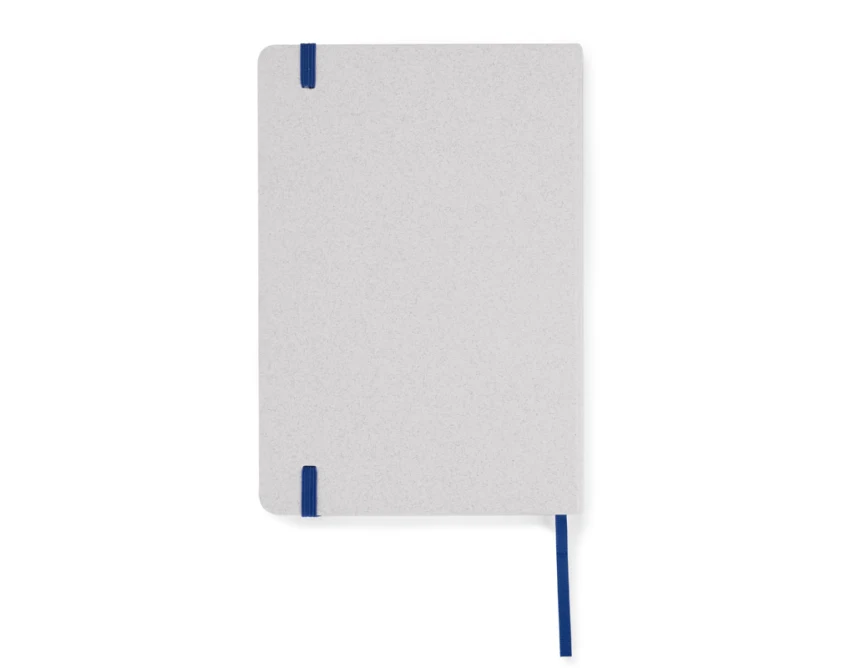 Notes MOSATO A5 niebieski z gumką, eko bawełna, logo