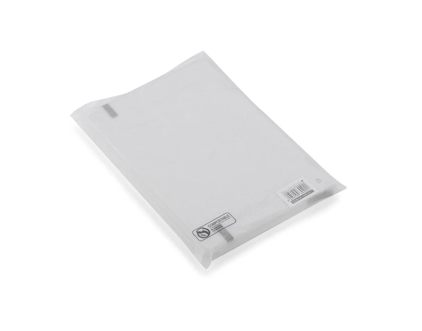 Czarny notes MOSATO A5 z logo firmy – papier z recyklingu