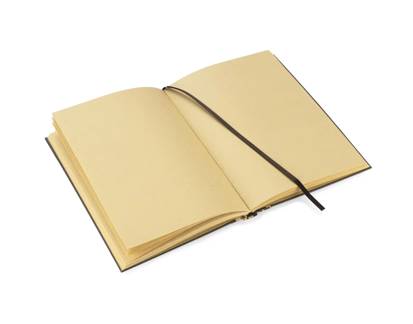 Eko Notes ESPRESSO A5 z kawy z logo firmy, brązowy