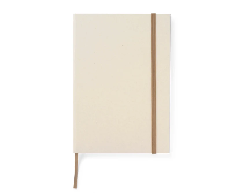 Eko Notes MILK A5 biały z nadrukiem logo z kartonów mleka