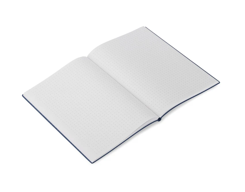 Granatowy notes A5 z papieru kamiennego ze złoceniem