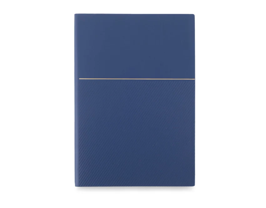 Granatowy notes A5 z papieru kamiennego ze złoceniem
