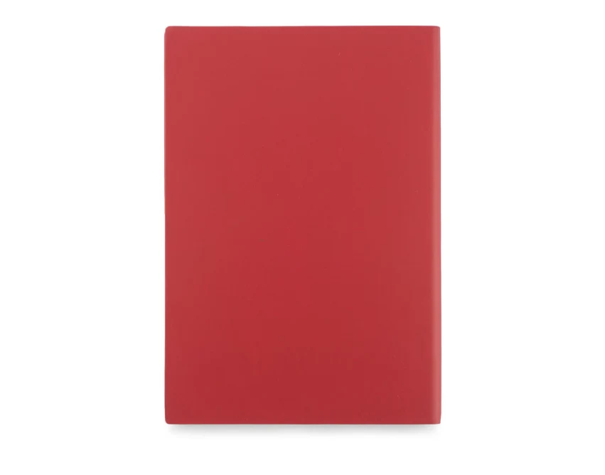 Czerwony notes A5 z papieru kamiennego ze złotym zdobieniem