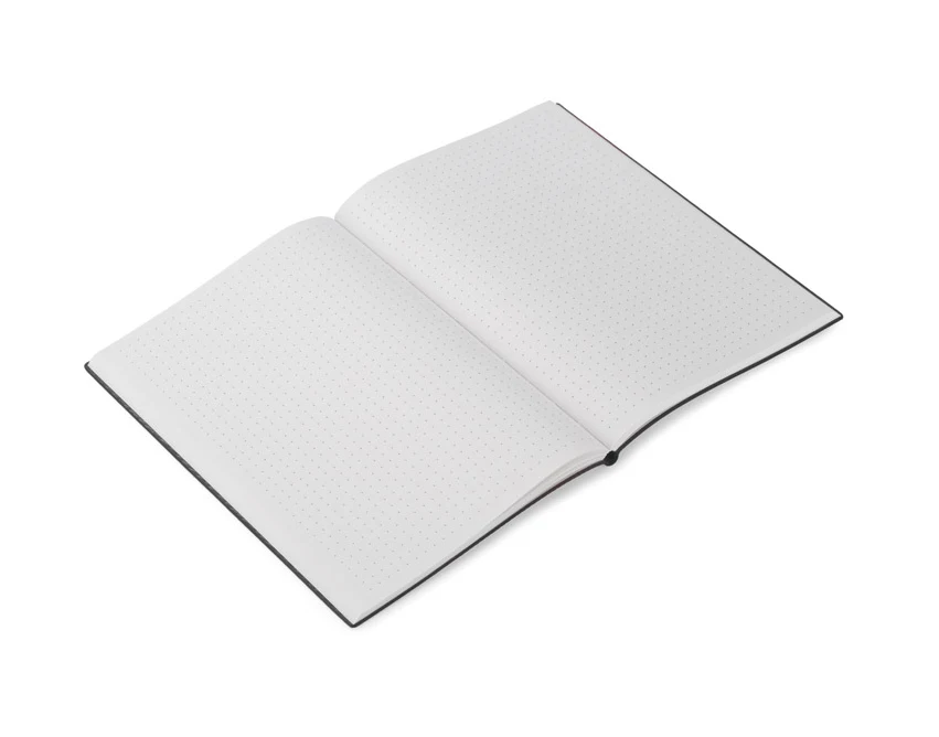Czarny notes A5 z papieru kamiennego ze złoceniem