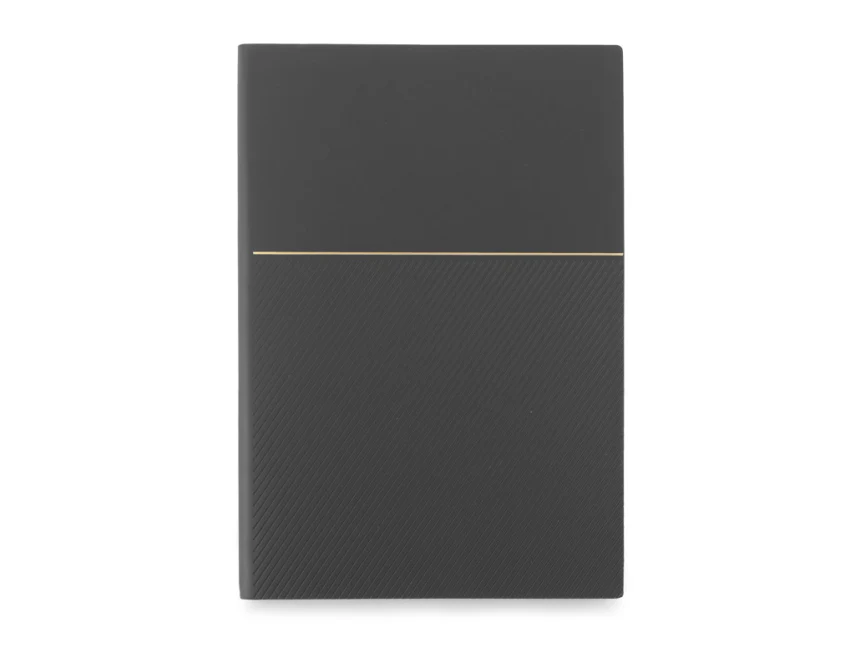 Czarny notes A5 z papieru kamiennego ze złoceniem