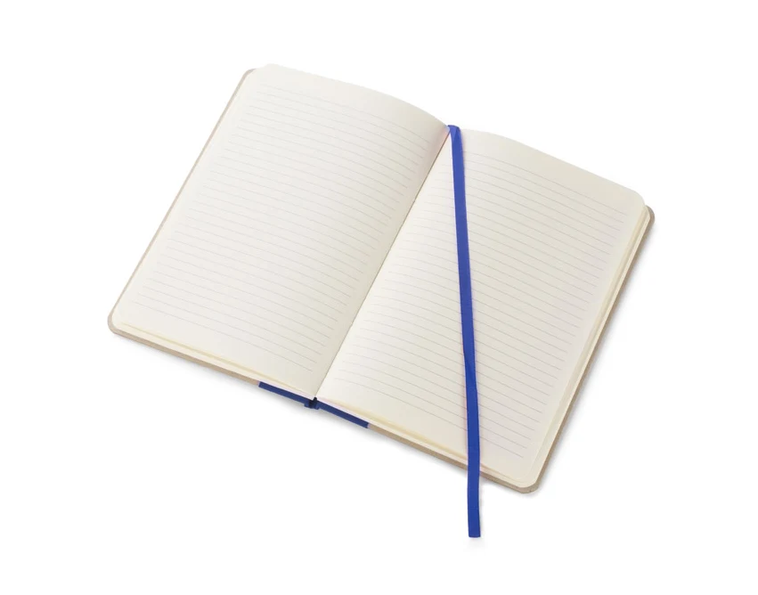 Notes ekologiczny KLAPP A5 niebieski z logo firmy