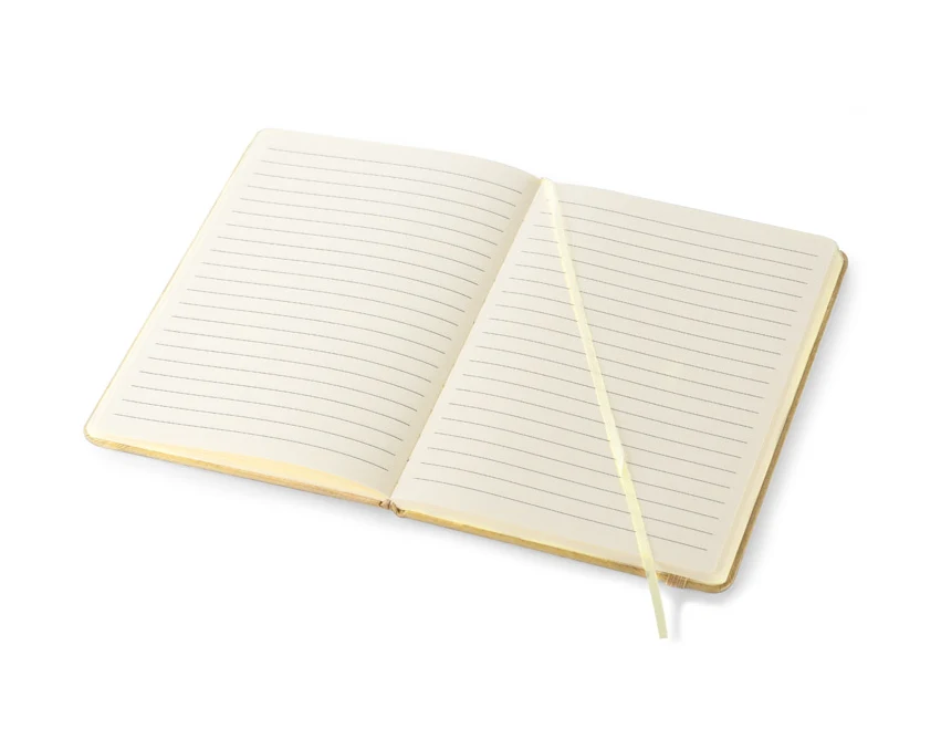 Notes TERE B6 naturalny z gumką Tyvek i zakładką