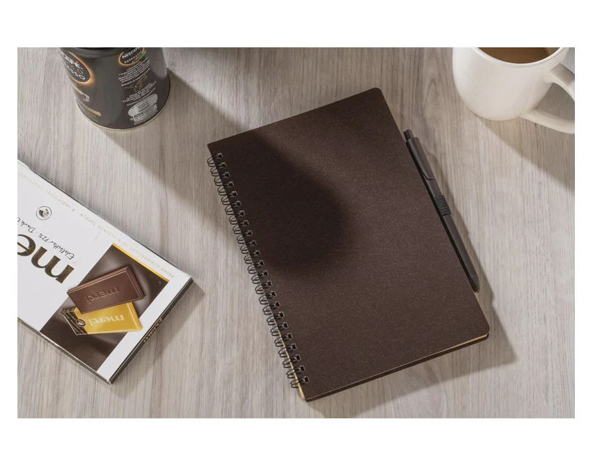Notes kawowy KOPI A5 z długopisem 40% ziaren