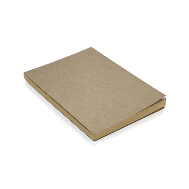 Notes GREN A5 naturalny z recyklingu z nadrukiem logo
