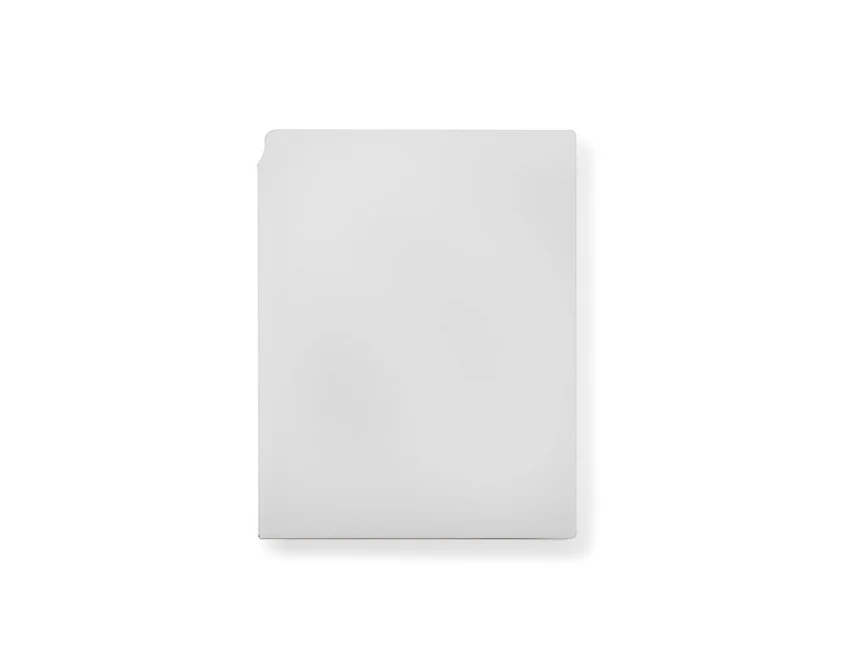 Biały notes BELLIS A5 z logo – miękka okładka, 160 stron
