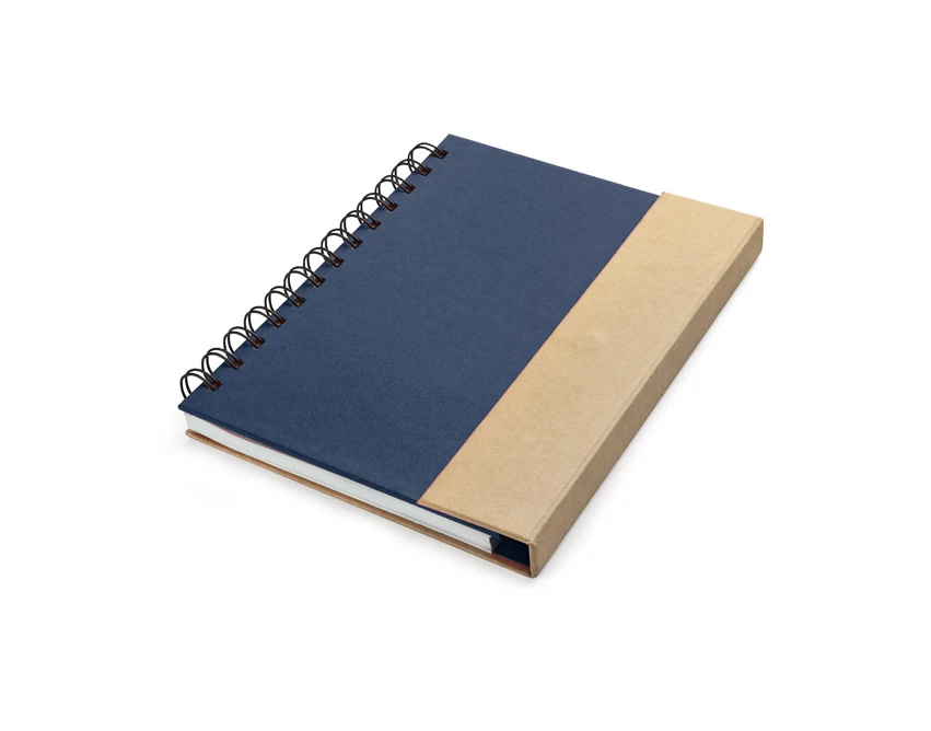 Notes MAGO B6 granatowy z magnesem i długopisem z logo