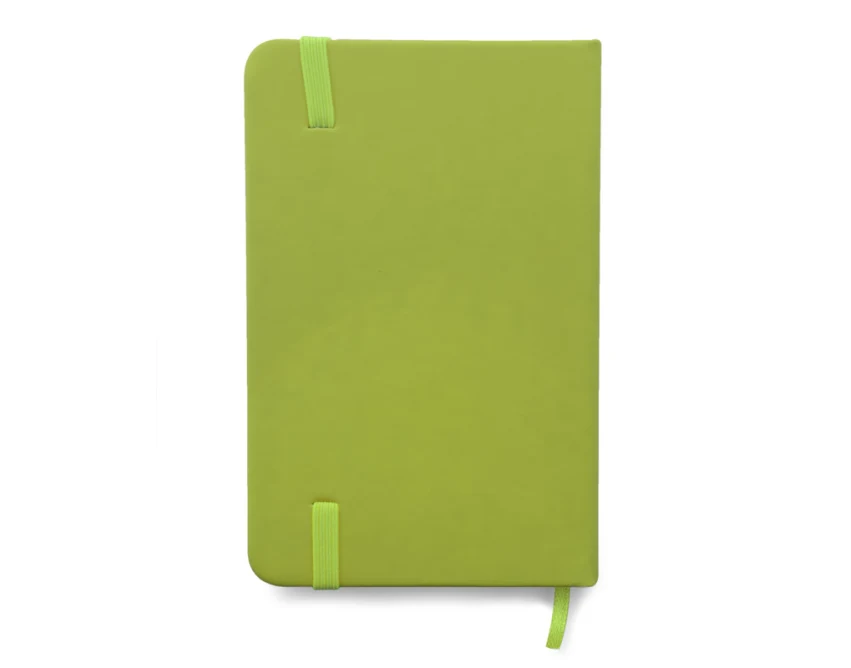 Notes reklamowy VITAL A6 zielony z ekoskóry z logo