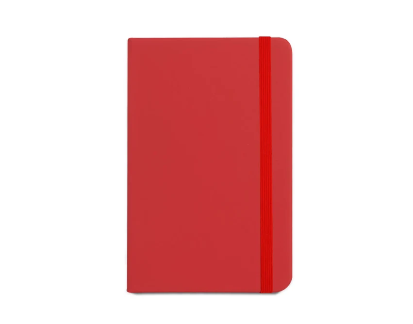 Notes VITAL A6 czerwony z ekoskóry z logo – gadżet firmowy