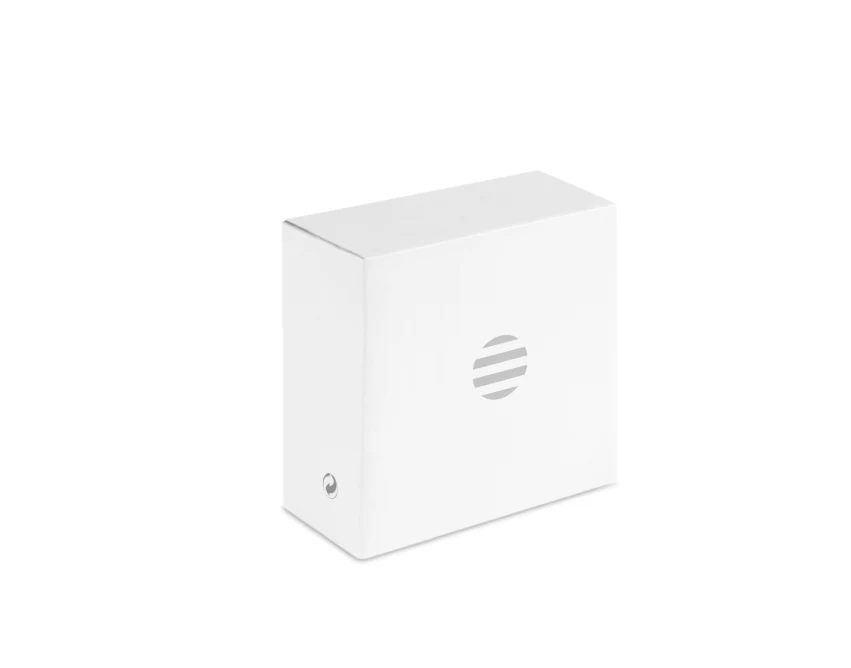 Biały mini wentylator USB-C z logo – gadżet reklamowy