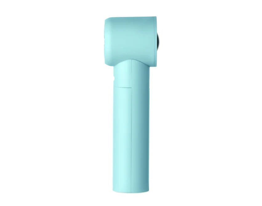 Mini wentylator USB Glaci baby blue z logo firmy 2600mAh