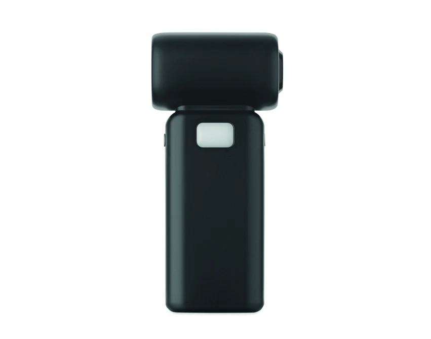 Mini wentylator USB Techmate czarny ABS z logo firmy