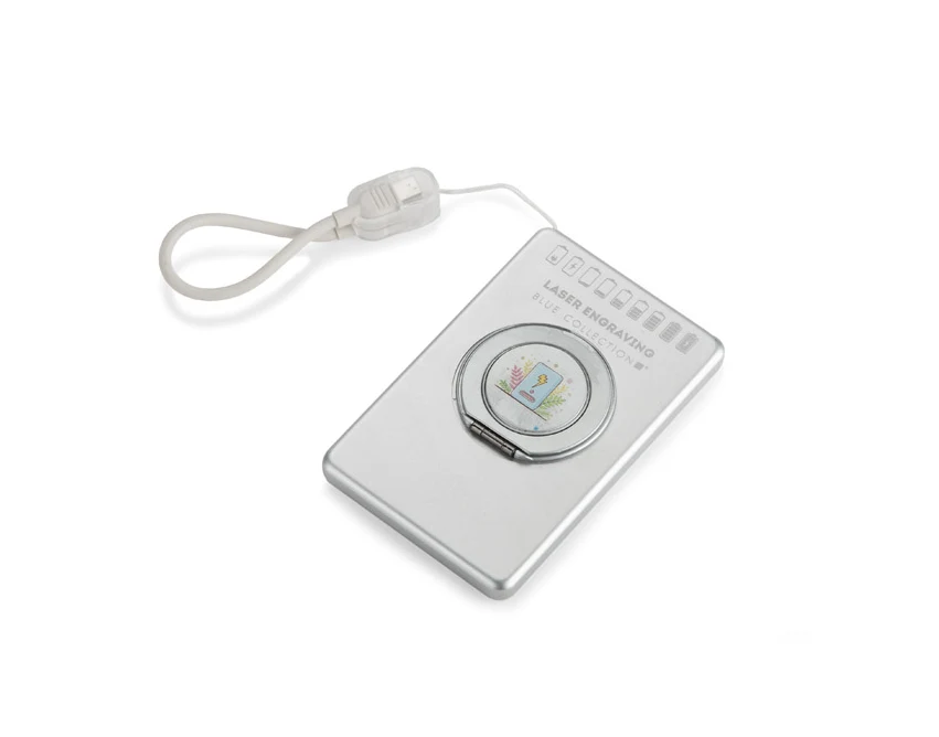 ZYNTRA powerbank bezprzewodowy 5000 mAh srebrny