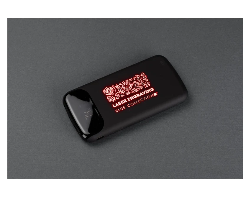 Mocny powerbank MING-PRO 10000 mAh czerwony LED