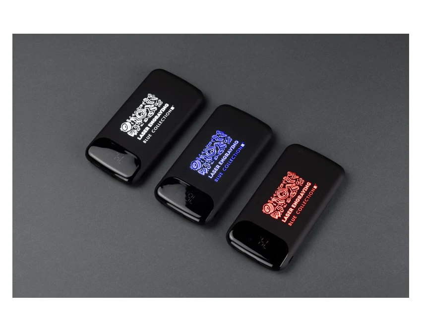 Mocny powerbank MING-PRO 10000 mAh czerwony LED