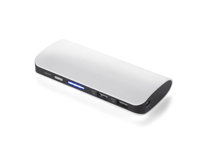 Power bank TIEN 10 000 mAh biały, bardzo pojemny