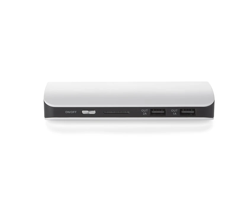 Power bank TIEN 10 000 mAh biały, bardzo pojemny