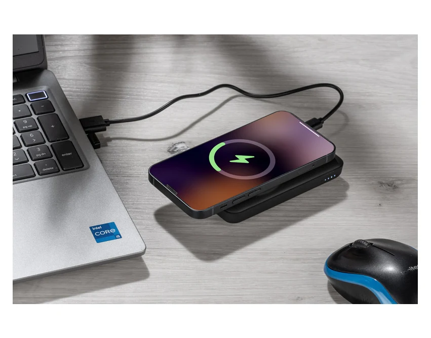 VELOCE powerbank 10000 mAh z ładowaniem bezprzewodowym