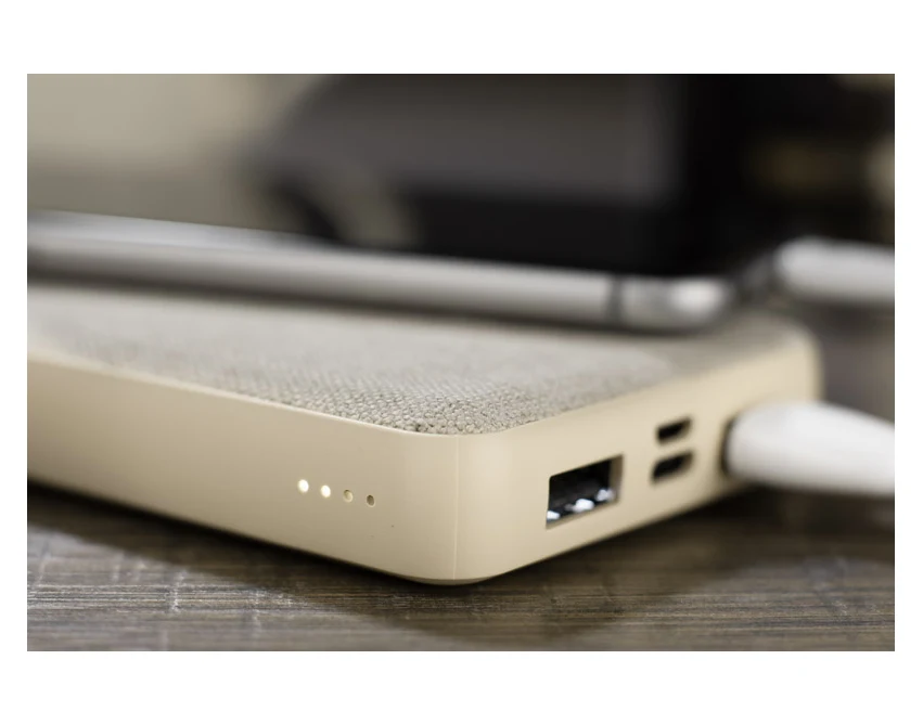 REPPO powerbank eko 10000 mAh rPET, naturalny