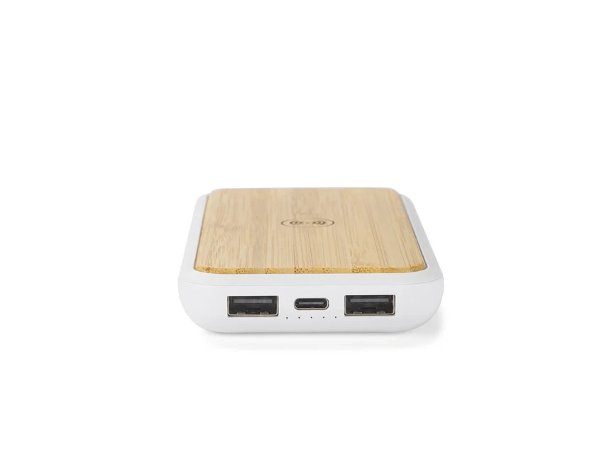 Eko powerbank bambusowy RONI 10000 mAh na konferencje