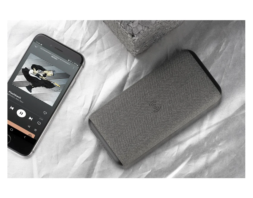 Powerbank z bezprzewodowym ładowaniem NARAMA 10000 mAh