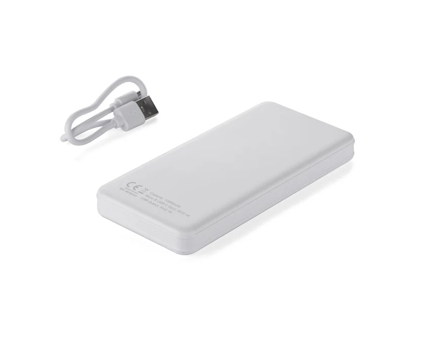 Power bank reklamowy SIMPLE 10000 mAh z LED