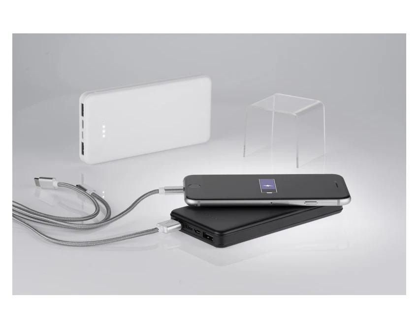 Power bank reklamowy SIMPLE 10000 mAh z LED