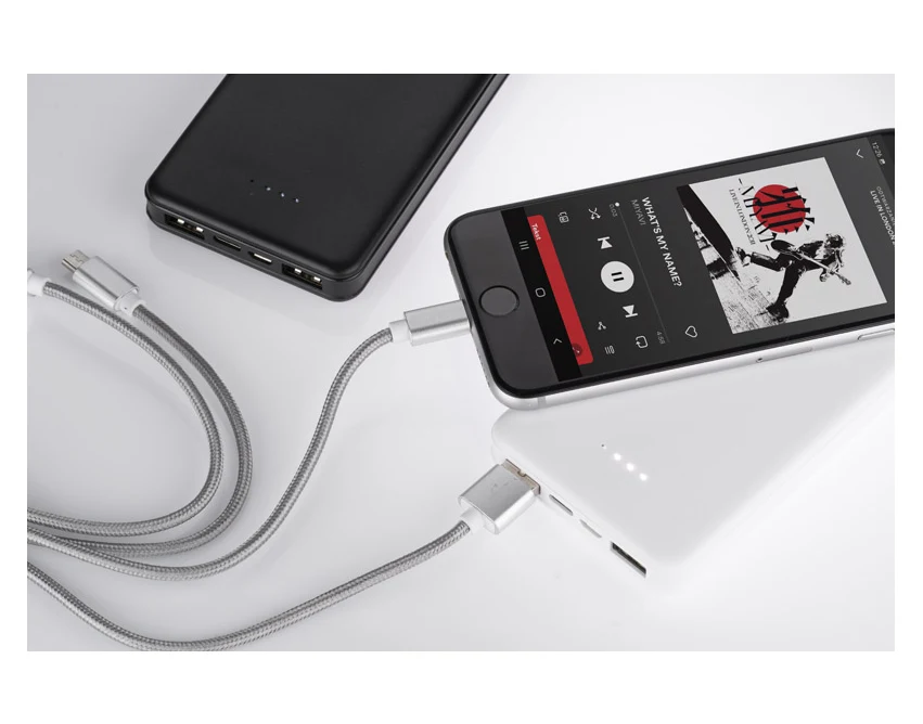 Power bank reklamowy SIMPLE 10000 mAh z LED