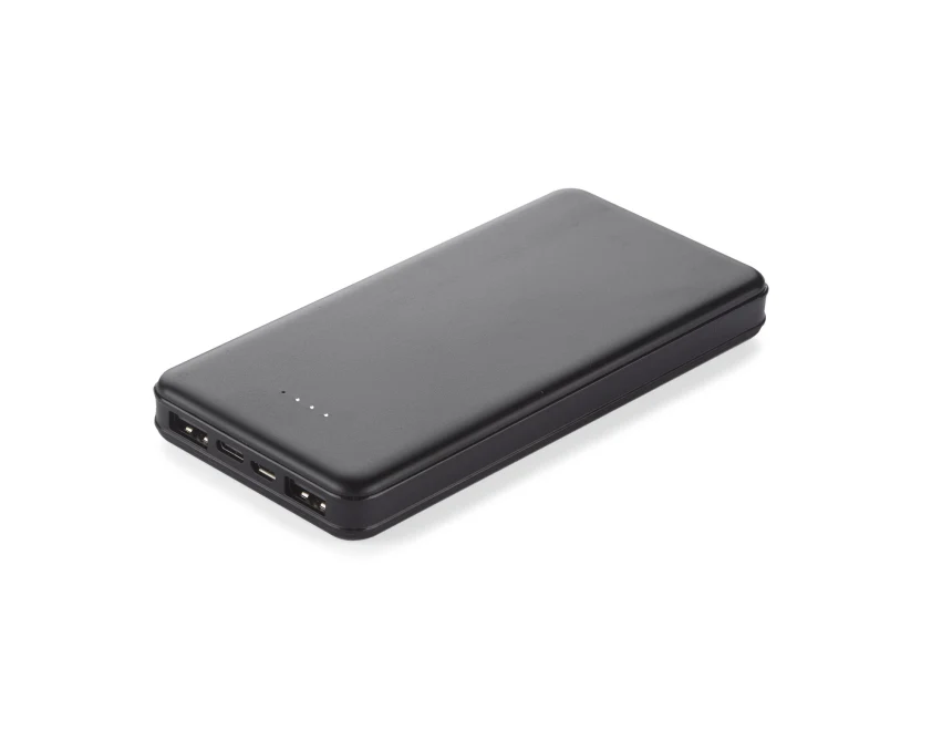 Bardzo pojemny powerbank SIMPLE 10000mAh czarny matowy