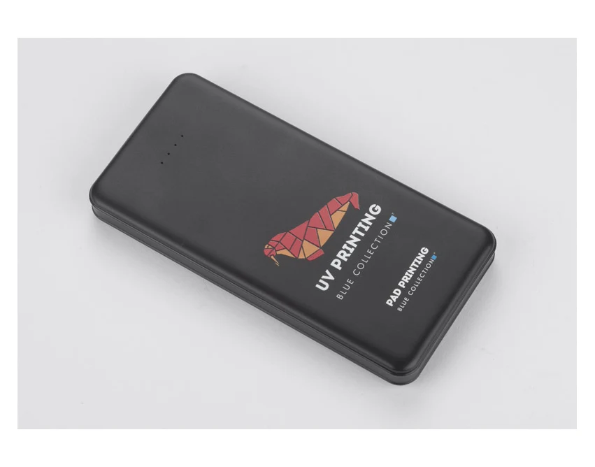 Bardzo pojemny powerbank SIMPLE 10000mAh czarny matowy