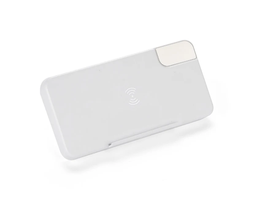 Powerbank STAND 10000 mAh bezprzewodowy biały