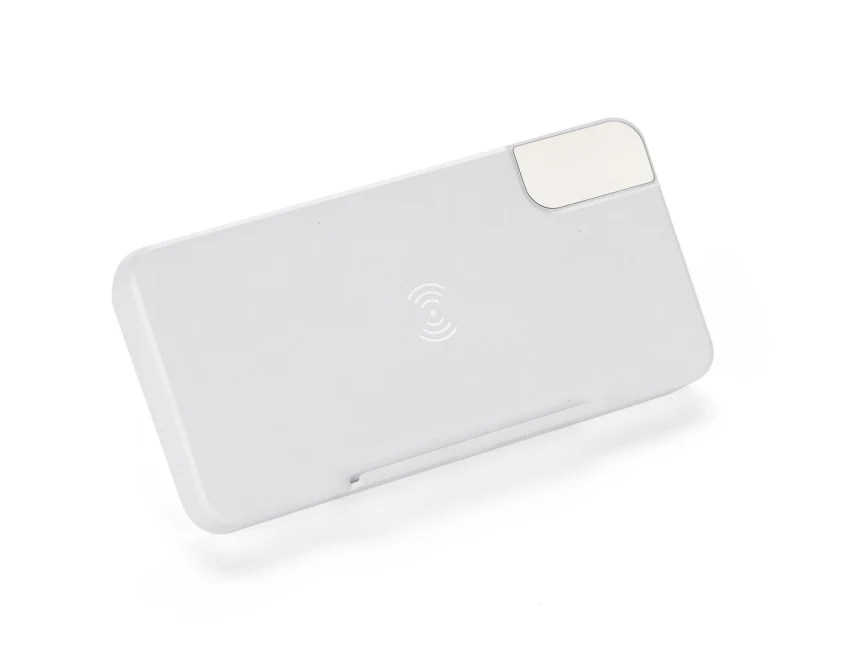 Powerbank STAND 10000 mAh bezprzewodowy biały