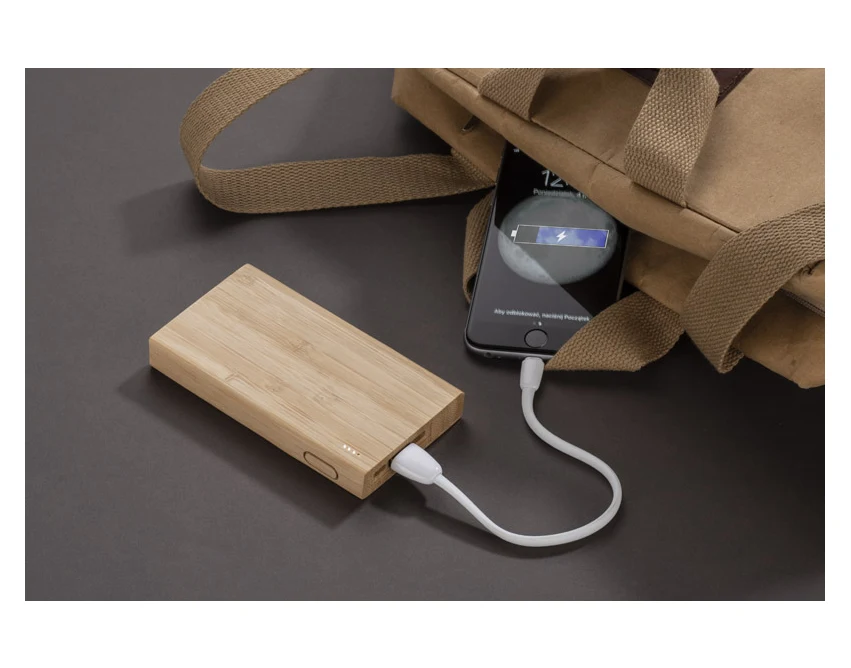 SILVA powerbank drewniany 8000 mAh bambusowy